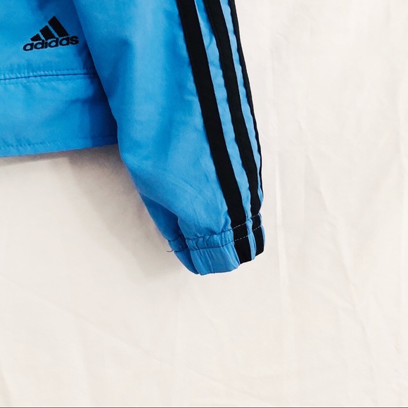 Adidas Light Blue & Black Jacket Size Small - Picture 6 of 7
